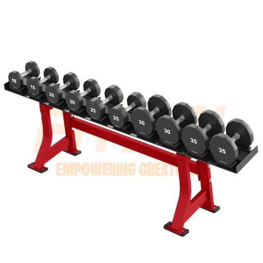 Fitbol 1 Tier Dumbbell Rack for home gym weight storage